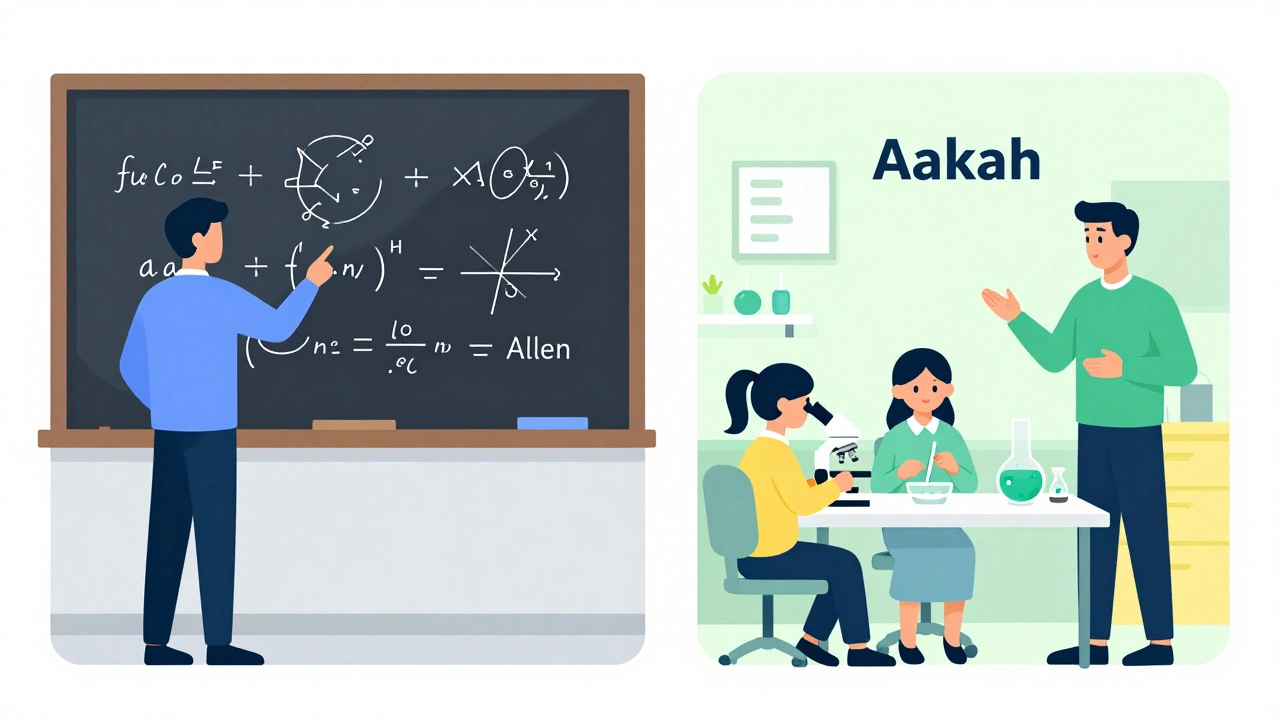 Comparison of rigorous vs interactive teaching styles