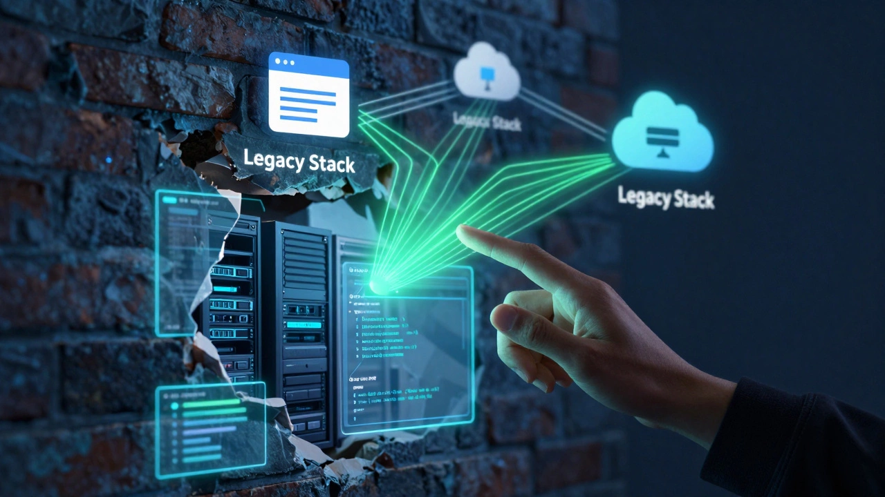 Holographic display merging browser interface with server infrastructure