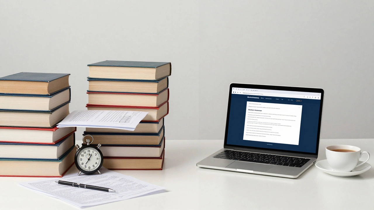 Split screen contrasting rigorous vs structured NEET prep styles