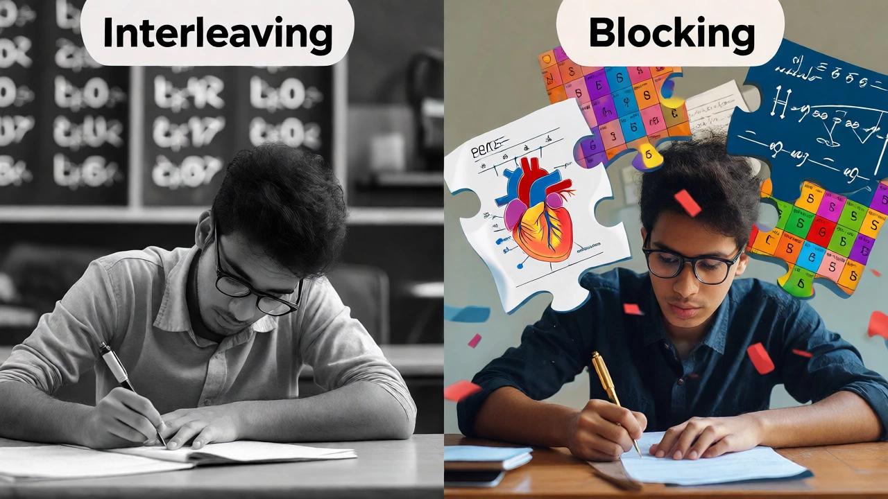 Comparison of interleaved mixed-subject study vs blocked learning